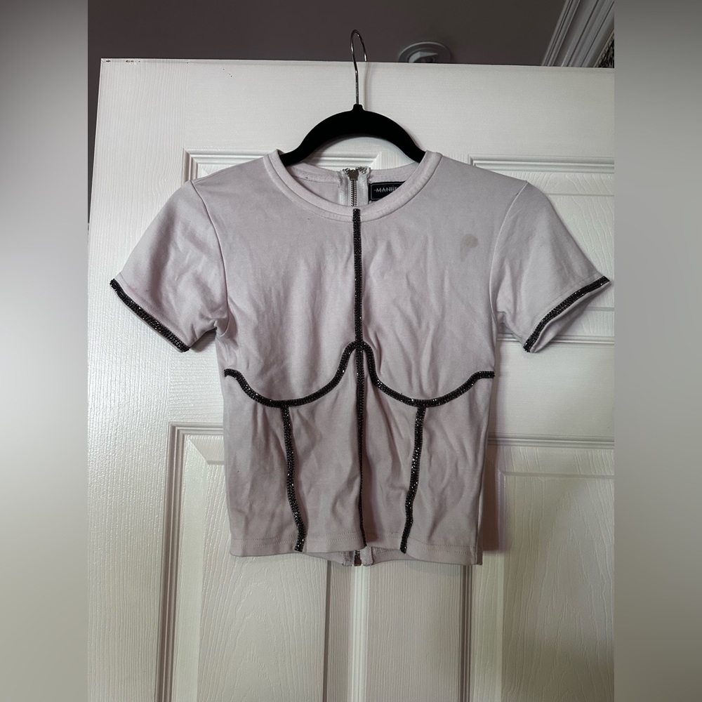 “Boning” Rhinstone Tshirt